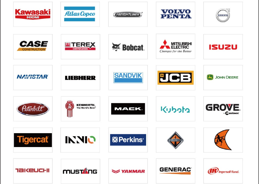 Equipment and engine brands KSC covers